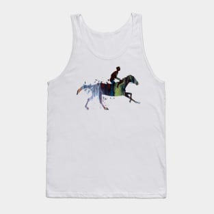 Horse and jockey Tank Top